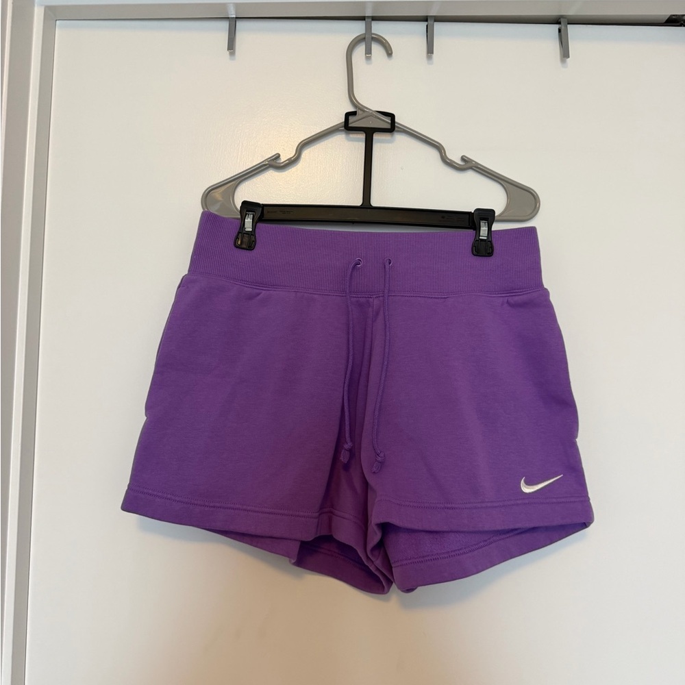 Nike Women's Purple Sweatshorts